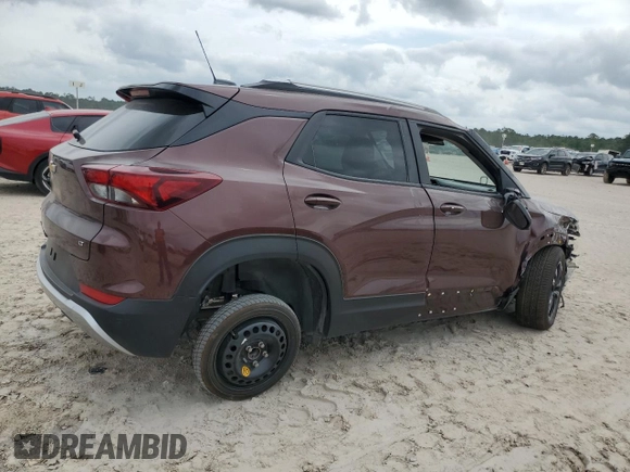 2023 Chevrolet TrailBlazer LT with VIN KL79MPS23PB078741, listed as a Copart auction lot 55104555 with 11,652 mi miles and Salvage Title. Bid and sale history available at DreamBid. Image 3.