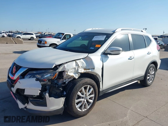 2019 Nissan Rogue SV with VIN KNMAT2MTXKP554619, listed as a IAAI auction lot 41975101 with 86,051 mi miles and . Bid and sale history available at DreamBid. Image 6.