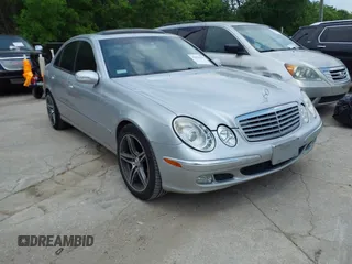 2003 Mercedes-Benz E-Class 3.2L with VIN WDBUF65J23A200332, listed as a IAAI auction lot 42046189 with 269,668 mi miles. Bid and sale history available at carsss.com. Image 1.