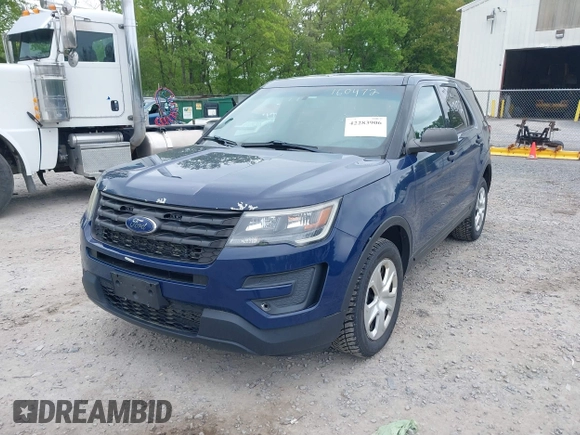 2016 Ford Police Interceptor Utility z VIN 1FM5K8AT5GGC07732, wystawiony jako IAAI lot #42283906 z przebiegiem 214 110 mil mil oraz . Historia ofert i sprzedaży dostępna na DreamBid. Obrazek 6.