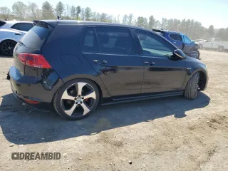 2015 Volkswagen Golf GTI SE with VIN 3VW5T7AU4FM019368, listed as a Copart auction lot 53050725 with 102,297 mi miles and Salvage Title. Bid and sale history available at carsss.com. Image 3.