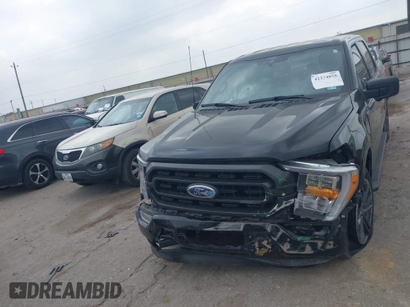 2021 Ford F-150 XL with VIN 1FTEW1C5XMFC46476, listed as a IAAI auction lot 42274855 with 89,148 mi miles and . Bid and sale history available at DreamBid. Image 6.