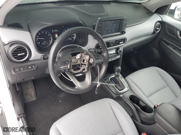 2021 Hyundai Kona Limited with VIN KM8K3CA53MU731771, listed as a Copart auction lot 43697275 with 43,539 mi miles and Salvage Title. Bid and sale history available at carsss.com. Image 8.
