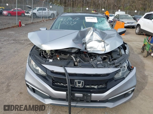 2020 Honda Civic Sedan EX with VIN 19XFC1F30LE213339, listed as a IAAI auction lot 41918192 with 89,363 mi miles. Bid and sale history available at carsss.com. Image 11.