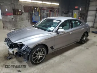 2024 Genesis G70 2.5T with VIN KMTG34SC1RU141543, listed as a Copart auction lot 79409604 with 4,372 mi miles and Salvage Title. Bid and sale history available at carsss.com. Image 1.