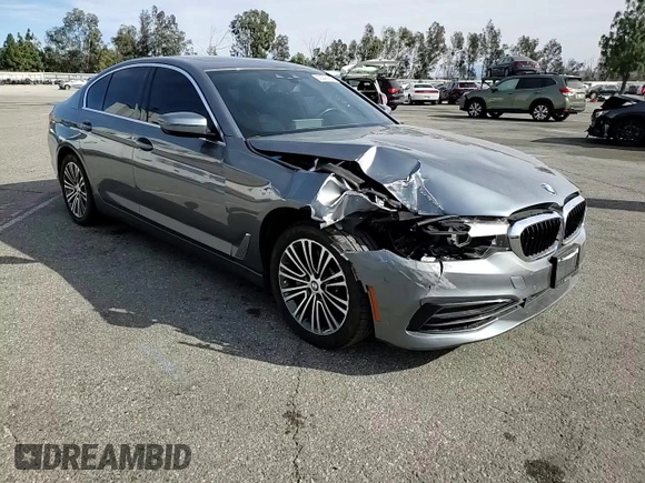 2020 BMW 5 Series 530i with VIN WBAJR3C02LWW69439, listed as a Copart auction lot 42242975 with 26,208 mi miles and Salvage Title. Bid and sale history available at DreamBid. Image 10.