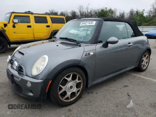 2006 MINI Convertible S with VIN WMWRH33566TL93242, listed as a Copart auction lot 64427435 with 88,287 mi miles and Salvage title. Bid and sale history available at DreamBid. Image 1.