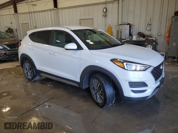 2021 Hyundai Tucson Ultimate with VIN KM8J3CAL4MU334306, listed as a Copart auction lot 60738355 with 43,355 mi miles and Salvage title. Bid and sale history available at DreamBid. Image 4.