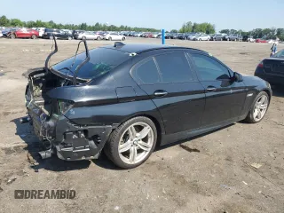 2013 BMW 5 Series 535i with VIN WBAFR7C54DC827808, listed as a Copart auction lot 61285525 with 120,274 mi miles and Salvage title. Bid and sale history available at DreamBid. Image 3.