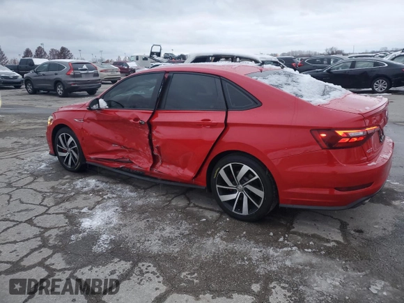 2020 Volkswagen Jetta GLI S z VIN 3VW6T7BU6LM053214, wystawiony jako Copart lot #82872044 z przebiegiem 82 445 mil mil oraz Szkoda całkowita • Salvage title. Historia ofert i sprzedaży dostępna na DreamBid. Obrazek 2.
