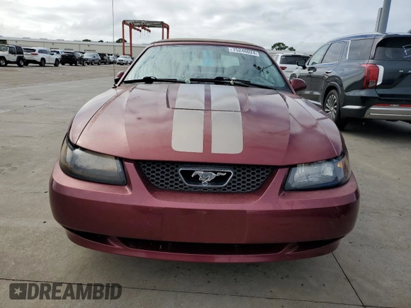 2004 Ford Mustang Deluxe with VIN 1FAFP44484F115156, listed as a Copart auction lot 75246024 with 0 mi miles and Non Repairable. Bid and sale history available at carsss.com. Image 5.