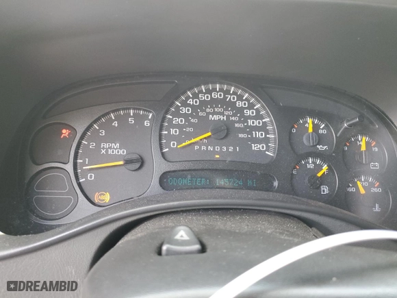 2006 Chevrolet Silverado 1500 LT1 with VIN 2GCEK13T961140492, listed as a Copart auction lot 53317345 with 145,724 mi miles and Salvage Title. Bid and sale history available at carsss.com. Image 9.