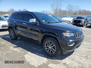 2018 Jeep Grand Cherokee Limited with VIN 1C4RJFBG0JC190853, listed as a Copart auction lot 52005225 with 77,667 mi miles and Salvage Title. Bid and sale history available at carsss.com. Image 4.