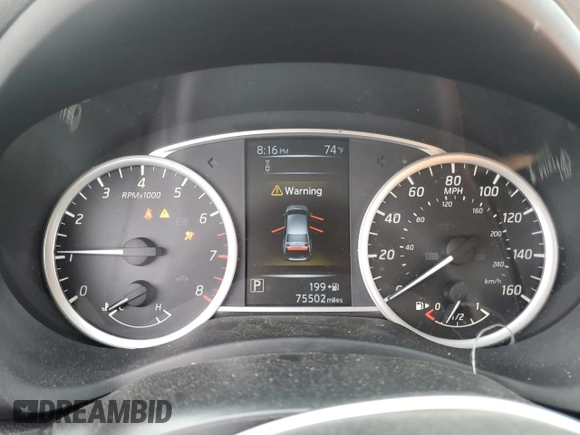 2018 Nissan Sentra SV z VIN 3N1AB7AP2JY242513, wystawiony jako Copart lot #54085325 z przebiegiem 75 502 mil mil oraz Szkoda całkowita • Salvage title. Historia ofert i sprzedaży dostępna na DreamBid. Obrazek 9.