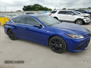 2022 Lexus ES 350 F Sport with VIN 58AGZ1B11NU130602, listed as a Copart auction lot 54929745 with 45,866 mi miles and Clean title. Bid and sale history available at DreamBid. Image 4.
