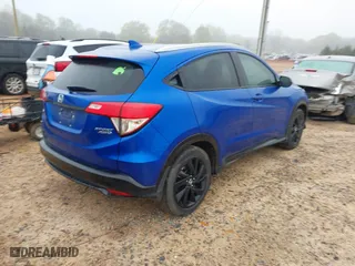 2022 Honda HR-V Sport with VIN 3CZRU6H16NM706027, listed as a IAAI auction lot 41890668 with 53,815 mi miles. Bid and sale history available at carsss.com. Image 4.