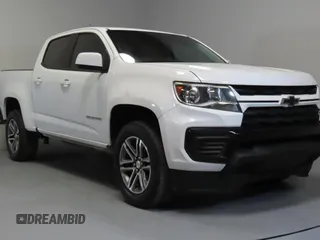2021 Chevrolet Colorado 2WD Work Truck with VIN 1GCGSBEN7M1251123, listed as a Copart auction lot 62590085 with 116,430 mi miles and Salvage title. Bid and sale history available at DreamBid. Image 1.