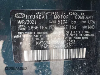 2021 Genesis G80 2.5T z VIN KMTGB4SC8MU073253, wystawiony jako IAAI lot #41877970 z przebiegiem 36 562 mil mil oraz . Historia ofert i sprzedaży dostępna na DreamBid. Obrazek 9.