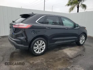 2022 Ford Edge Titanium with VIN 2FMPK4K94NBA55533, listed as a Copart auction lot 46788915 with 66,628 mi miles and Clean Title. Bid and sale history available at carsss.com. Image 3.