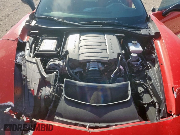2016 Chevrolet Corvette 1LT with VIN 1G1YB2D75G5104618, listed as a Copart auction lot 62135955 with 72,712 mi miles and Salvage title. Bid and sale history available at DreamBid. Image 11.