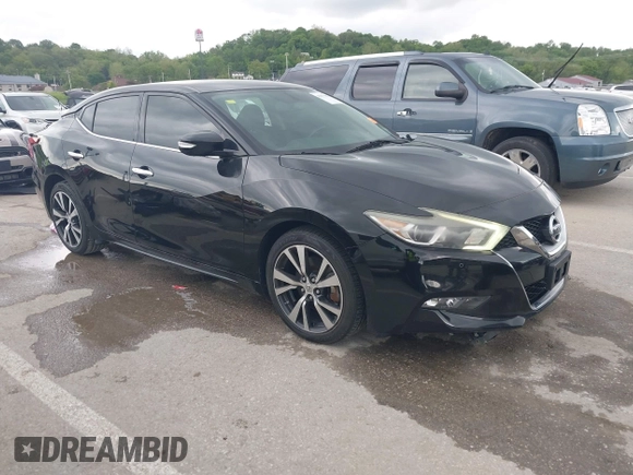 2017 Nissan Maxima Platinum z VIN 1N4AA6AP4HC403592, wystawiony jako IAAI lot #42177002 z przebiegiem 112 105 mil mil oraz . Historia ofert i sprzedaży dostępna na DreamBid. Obrazek 1.
