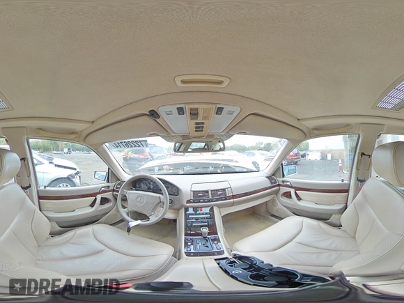 1999 Mercedes-Benz S-Class with VIN WDBGA43G3XA428658, listed as a Copart auction lot 72226714 with 131,441 mi miles and Salvage Title. Bid and sale history available at carsss.com. Image 12.