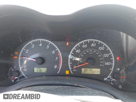 2013 Toyota Corolla L with VIN 5YFBU4EE5DP148083, listed as a IAAI auction lot 42105492 with 73,274 mi miles and . Bid and sale history available at carsss.com. Image 7.