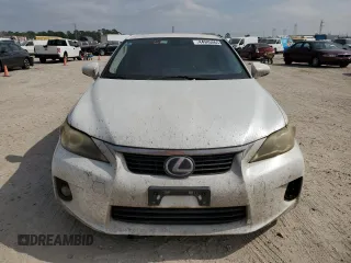 2012 Lexus CT 200h with VIN JTHKD5BHXC2057097, listed as a Copart auction lot 44945065 with 257,013 mi miles and Salvage title. Bid and sale history available at DreamBid. Image 5.