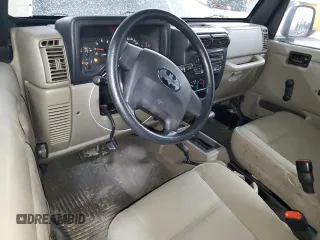 2006 Jeep Wrangler SE with VIN 1J4FA29S36P724699, listed as a Copart auction lot 41764425 with 129,016 mi miles and Salvage Title. Bid and sale history available at carsss.com. Image 8.