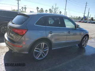 2014 Audi SQ5 Premium Plus with VIN WA1CGAFP4EA096052, listed as a Copart auction lot 84288454 with 55,383 mi miles and Salvage Title. Bid and sale history available at carsss.com. Image 3.