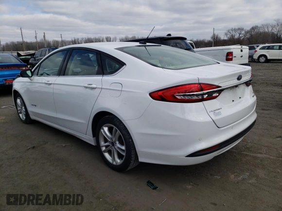 2018 Ford Fusion Hybrid SE with VIN 3FA6P0LU7JR270161, listed as a Copart auction lot 41807453 with 81,083 mi miles. Bid and sale history available at carsss.com. Image 2.