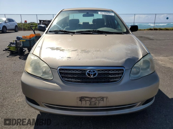 2007 Toyota Corolla CE with VIN 1NXBR32E37Z834402, listed as a Copart auction lot 45169685 with 134,420 mi miles and Salvage Title. Bid and sale history available at DreamBid. Image 5.