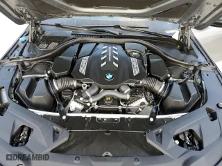 2023 BMW 8 Series M850i with VIN WBAGV8C02PCL20503, listed as a Copart auction lot 53725695 with 0 mi miles and Salvage Title. Bid and sale history available at carsss.com. Image 11.
