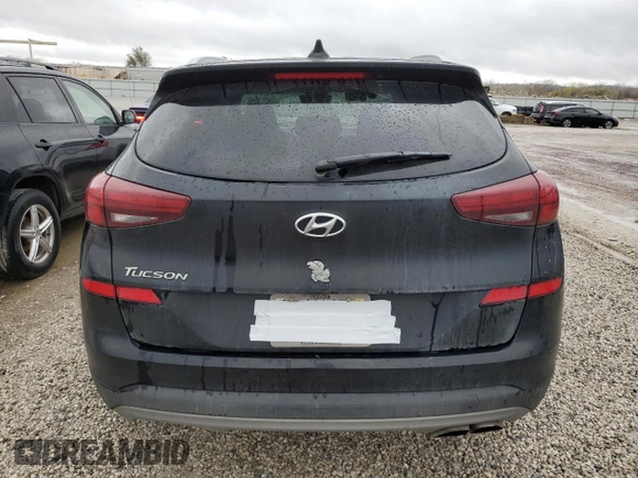 2019 Hyundai Tucson Sport with VIN KM8J33AL1KU063539, listed as a Copart auction lot 81224894 with 134,754 mi miles and Salvage Title. Bid and sale history available at carsss.com. Image 6.