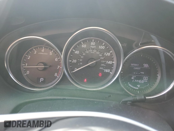 2014 Mazda CX-5 Sport with VIN JM3KE2BE3E0361736, listed as a Copart auction lot 64306405 with 114,468 mi miles and Clean title. Bid and sale history available at DreamBid. Image 9.