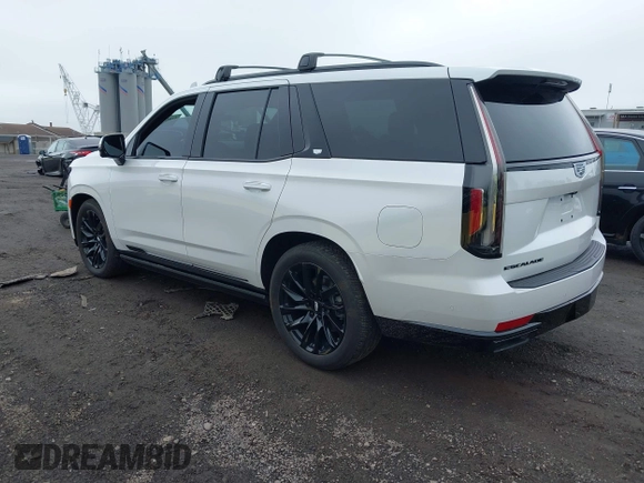 2024 Cadillac Escalade 4WD Sport Platinum with VIN 1GYS4GKL2RR140583, listed as a IAAI auction lot 42497577 with 9,887 mi miles and . Bid and sale history available at DreamBid. Image 3.