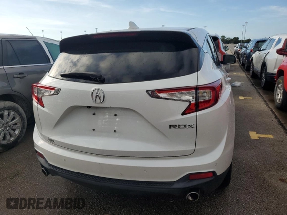 2020 Acura RDX w/Advance Pkg with VIN 5J8TC1H77LL000528, listed as a Copart auction lot 73729214 with 0 mi miles and Non Repairable. Bid and sale history available at carsss.com. Image 6.