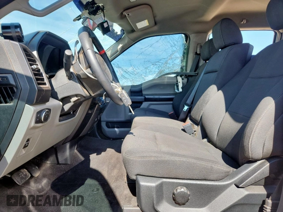 2019 Ford F-150 XL with VIN 1FTEW1E56KKF32438, listed as a Copart auction lot 60466315 with 20,444 mi miles and Salvage title. Bid and sale history available at DreamBid. Image 7.