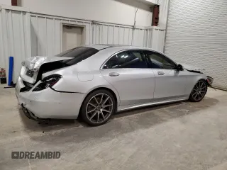 2020 Mercedes-Benz S S 560 with VIN WDDUG8GB8LA515559, listed as a Copart auction lot 81777104 with Not Provided miles and Salvage Title. Bid and sale history available at carsss.com. Image 3.