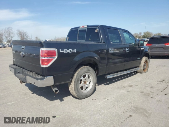 2014 Ford F-150 XL with VIN 1FTFW1ET8EFB76090, listed as a Copart auction lot 44971494 with 150,455 mi miles and Clean title. Bid and sale history available at DreamBid. Image 3.
