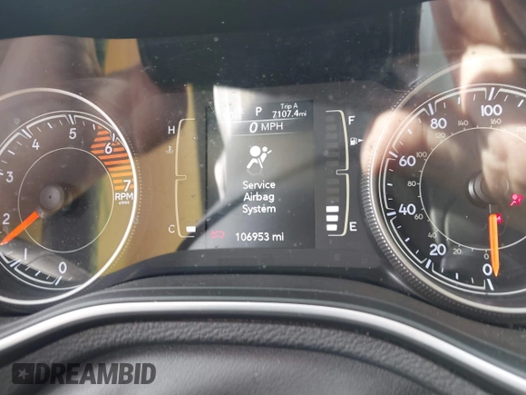 2019 Jeep Cherokee Latitude Plus with VIN 1C4PJLLN6KD172128, listed as a IAAI auction lot 42074740 with 106,953 mi miles and . Bid and sale history available at DreamBid. Image 7.