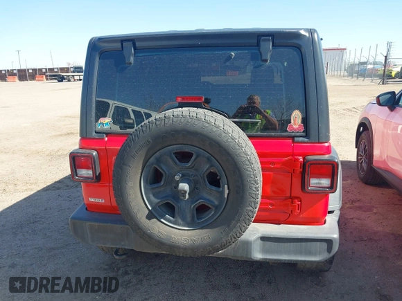 2020 Jeep Wrangler Unlimited Willys with VIN 1C4HJXDN5LW130646, listed as a IAAI auction lot 41979764 with 66,244 mi miles and . Bid and sale history available at DreamBid. Image 16.