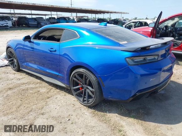 2018 Chevrolet Camaro 2SS z VIN 1G1FH1R73J0157556, wystawiony jako IAAI lot #41928609 z przebiegiem 88 730 mil mil oraz . Historia ofert i sprzedaży dostępna na DreamBid. Obrazek 3.