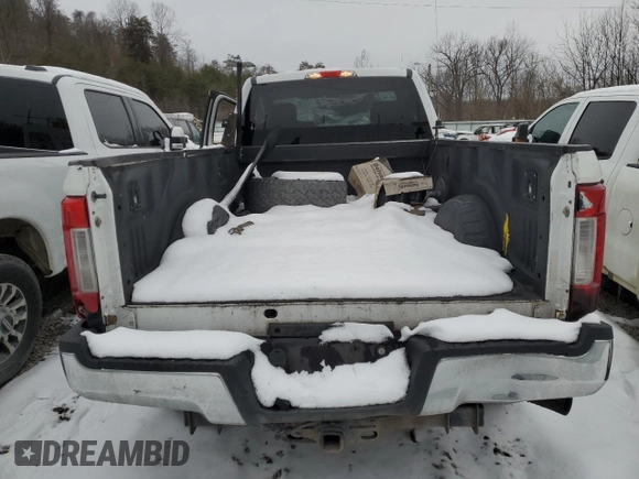 2017 Ford Super Duty F-250 SRW XLT with VIN 1FTBF2B67HEE34807, listed as a Copart auction lot 37773064 with Not Provided miles and Salvage Title. Bid and sale history available at carsss.com. Image 6.