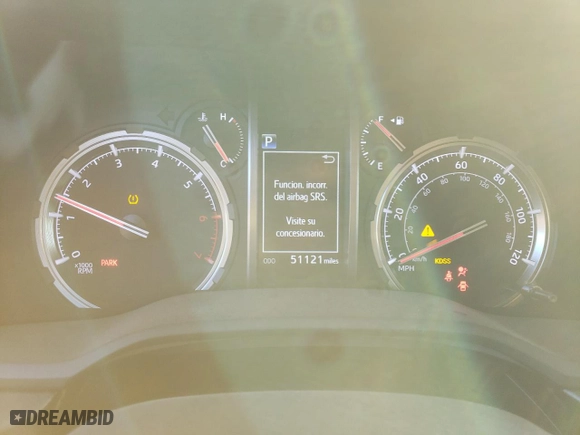 2022 Toyota 4Runner TRD Off Road Premium with VIN JTERU5JR8N5991296, listed as a Copart auction lot 43469305 with 51,121 mi miles and Salvage Title. Bid and sale history available at carsss.com. Image 9.
