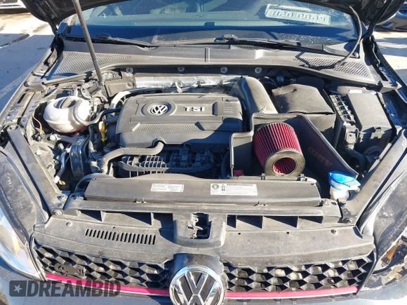 2017 Volkswagen Golf GTI S with VIN 3VW5T7AU0HM063368, listed as a IAAI auction lot 41074433 with 74,179 mi miles. Bid and sale history available at carsss.com. Image 10.