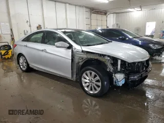 2014 Hyundai Sonata SE with VIN 5NPEC4AC6EH908752, listed as a Copart auction lot 53448735 with 156,474 mi miles and Salvage Title. Bid and sale history available at DreamBid. Image 4.