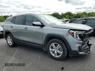 2024 GMC Terrain SLE with VIN 3GKALMEGXRL299784, listed as a Copart auction lot 57634385 with 32,949 mi miles and Clean title. Bid and sale history available at DreamBid. Image 4.