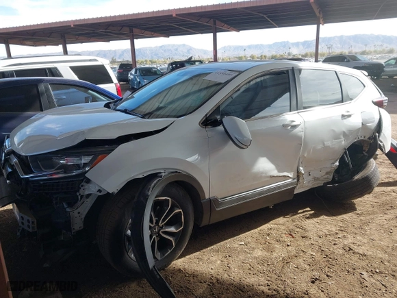 2021 Honda CR-V EX with VIN 2HKRW1H52MH410934, listed as a IAAI auction lot 41550495 with 76,442 mi miles. Bid and sale history available at carsss.com. Image 17.