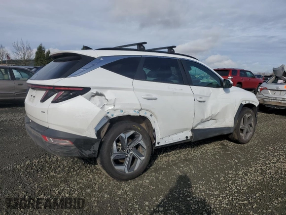 2024 Hyundai Tucson SEL with VIN 5NMJFCDE5RH429853, listed as a Copart auction lot 45197595 with 7,897 mi miles and Salvage Title. Bid and sale history available at carsss.com. Image 3.